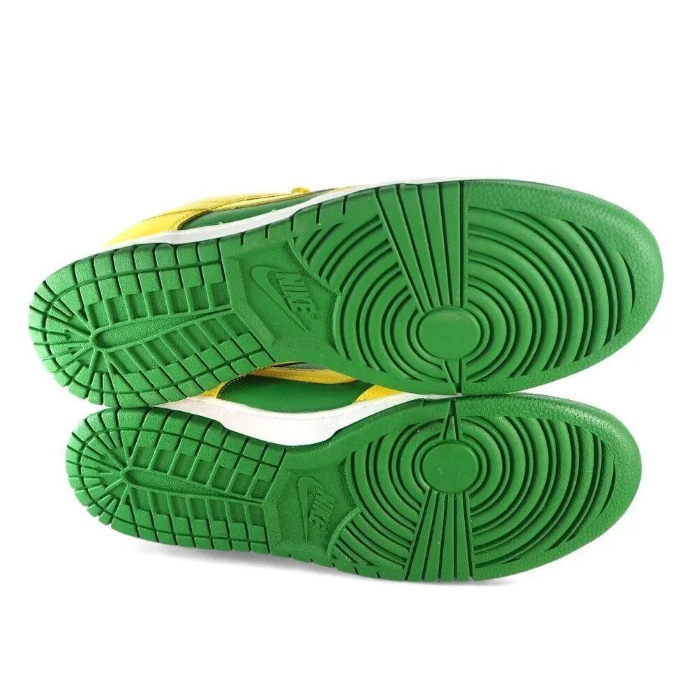 Nike Dunk Low‎ 'Reverse Brazil' Classic 2-Tone Sneakers DV0833-300 Men's 10.5